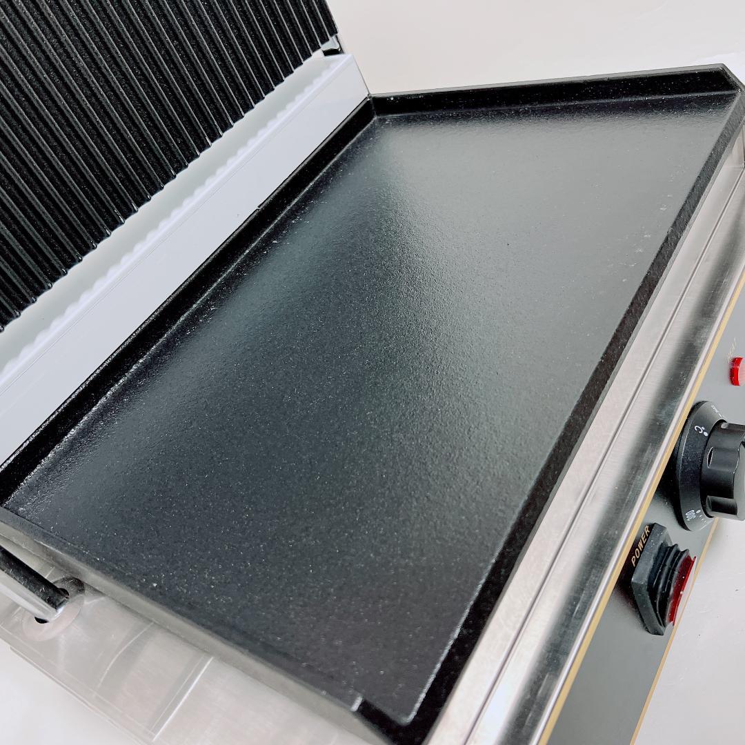 【未使用✨送料無料】パニーニクッカー グリドル プレス鉄板 業務用ホットプレート