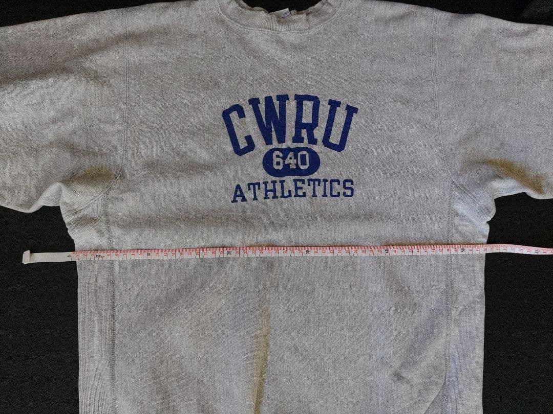 3段プリント USED Champion Reverse Weave Lサイズ