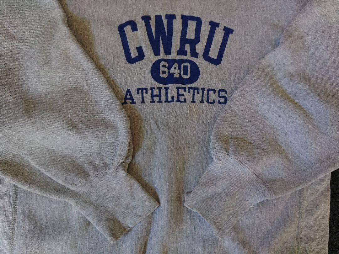 3段プリント USED Champion Reverse Weave Lサイズ