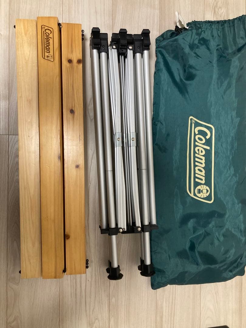 コールマンColeman ナチュラルウッドロールテーブル110