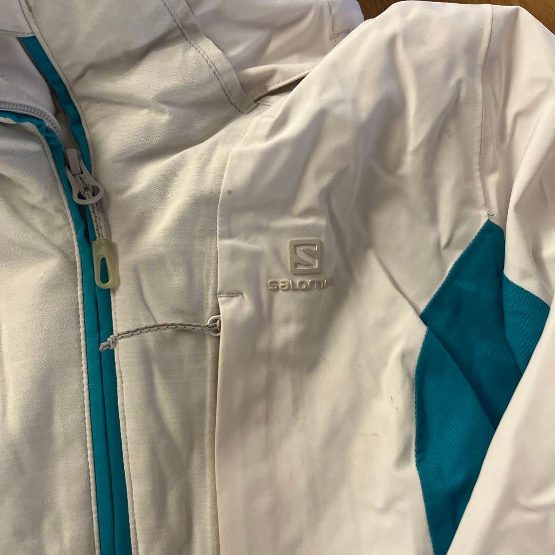 値下げSalomon スキーウェア 女性用 XS ホワイト/ターコイズ