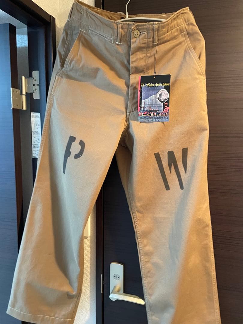 JELADO PWロゴ ベージュ チノパン S