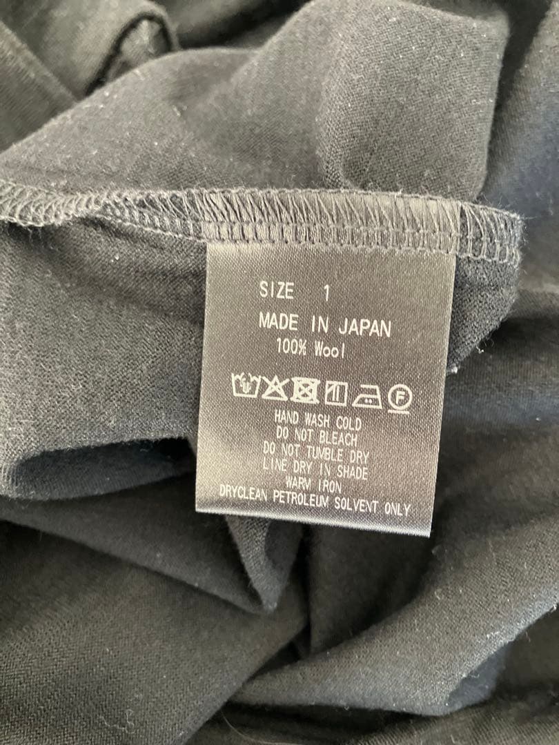 marka ウォッシャブルウール天竺　クルーネック