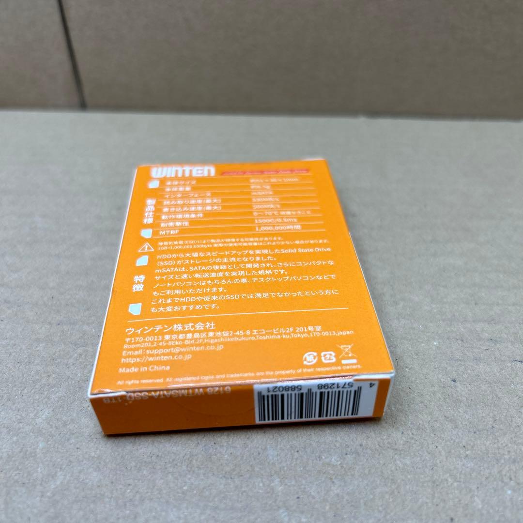 WINTEN 内蔵 SSD 1TB ｍSATA SATA3 6Gb/s