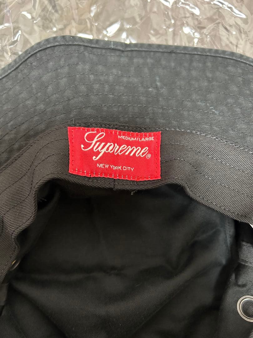 Supreme シュプリーム ミリタリーハット ブラック 新品未使用品 M/L