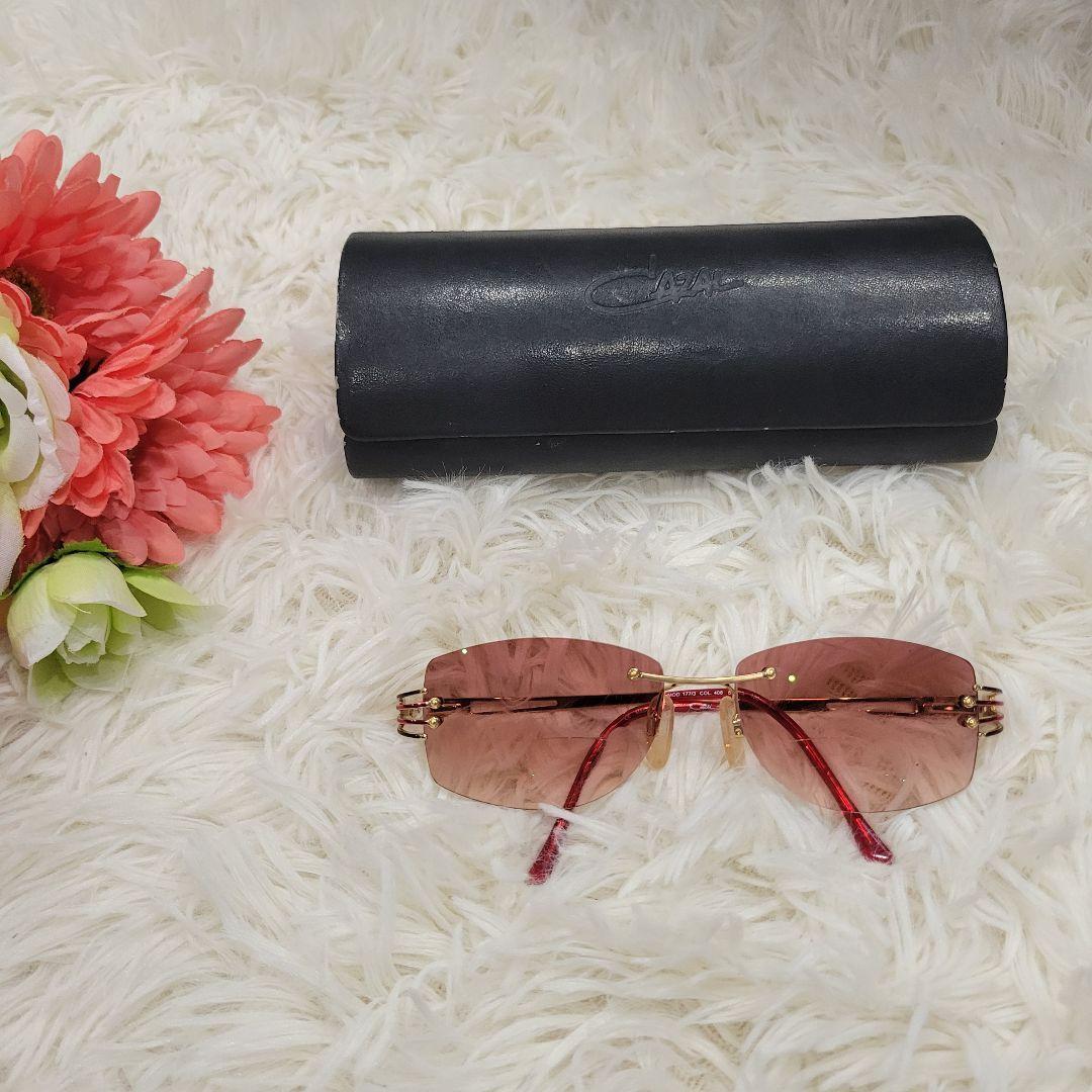 カザール　度入り　サングラス　メガネ　ピンク　可愛い　眼鏡　お洒落　クリア