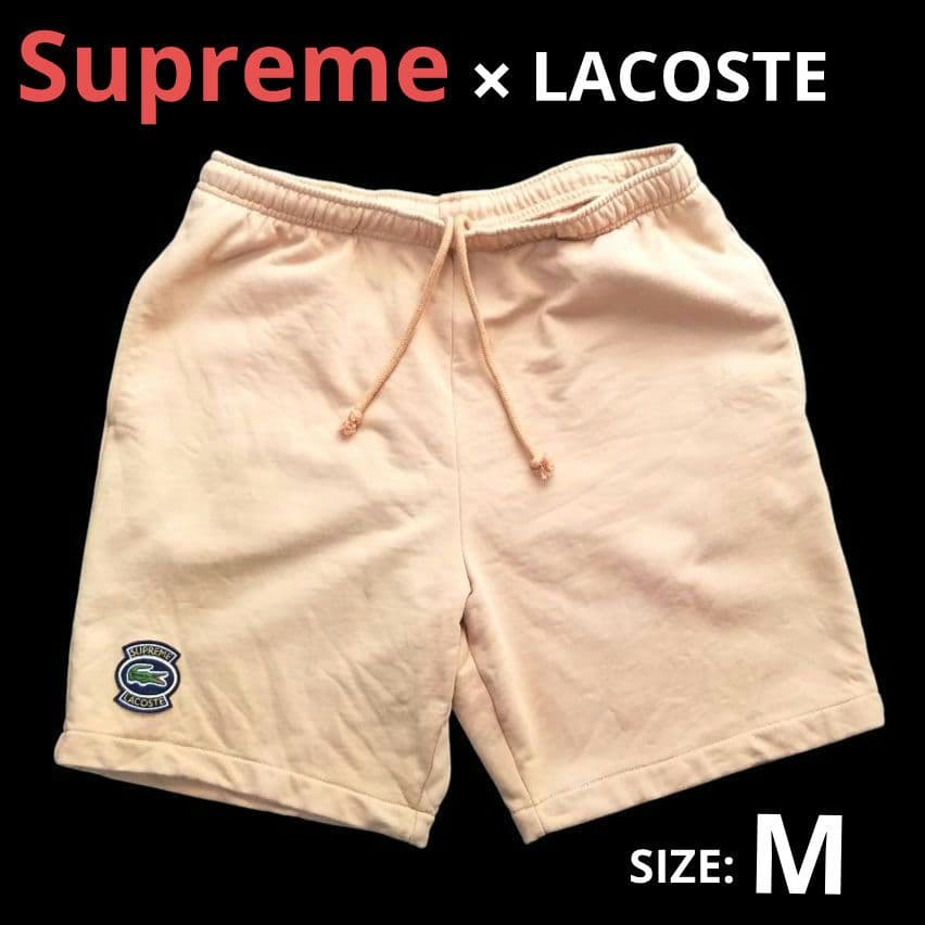 Supreme ラコステ ライブ L!VE コラボ ショートパンツ M ベージュ