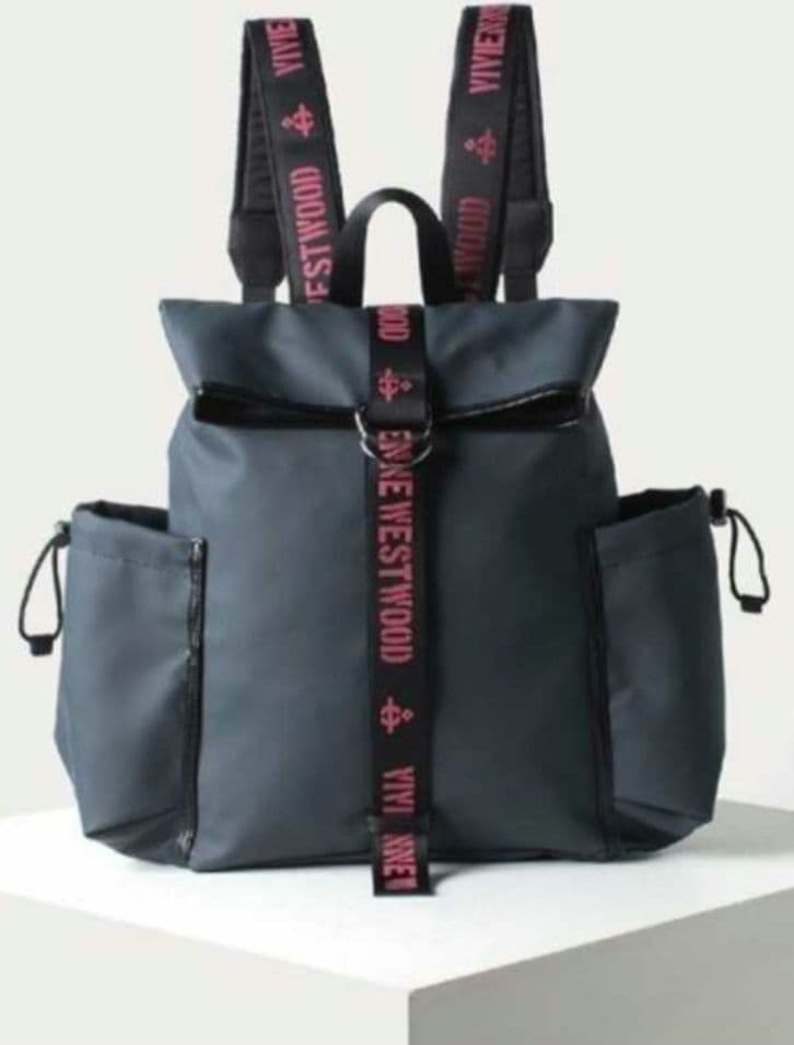 vivienne westwood MAN ロゴベルト メンズリュック NAVY