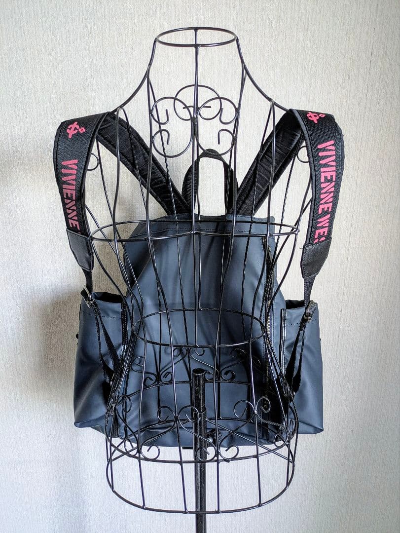 vivienne westwood MAN ロゴベルト メンズリュック NAVY