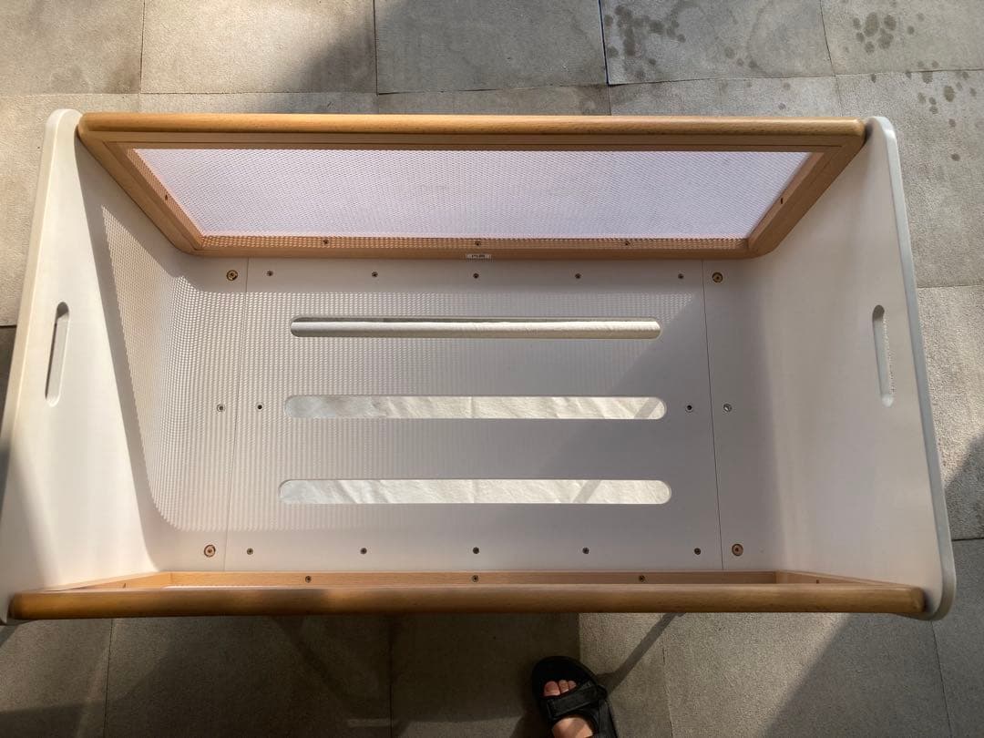 値下げ！リリワゴンⅡ 大和屋 ベビーベット ゆりかご 新生児 取説付 おしゃれ