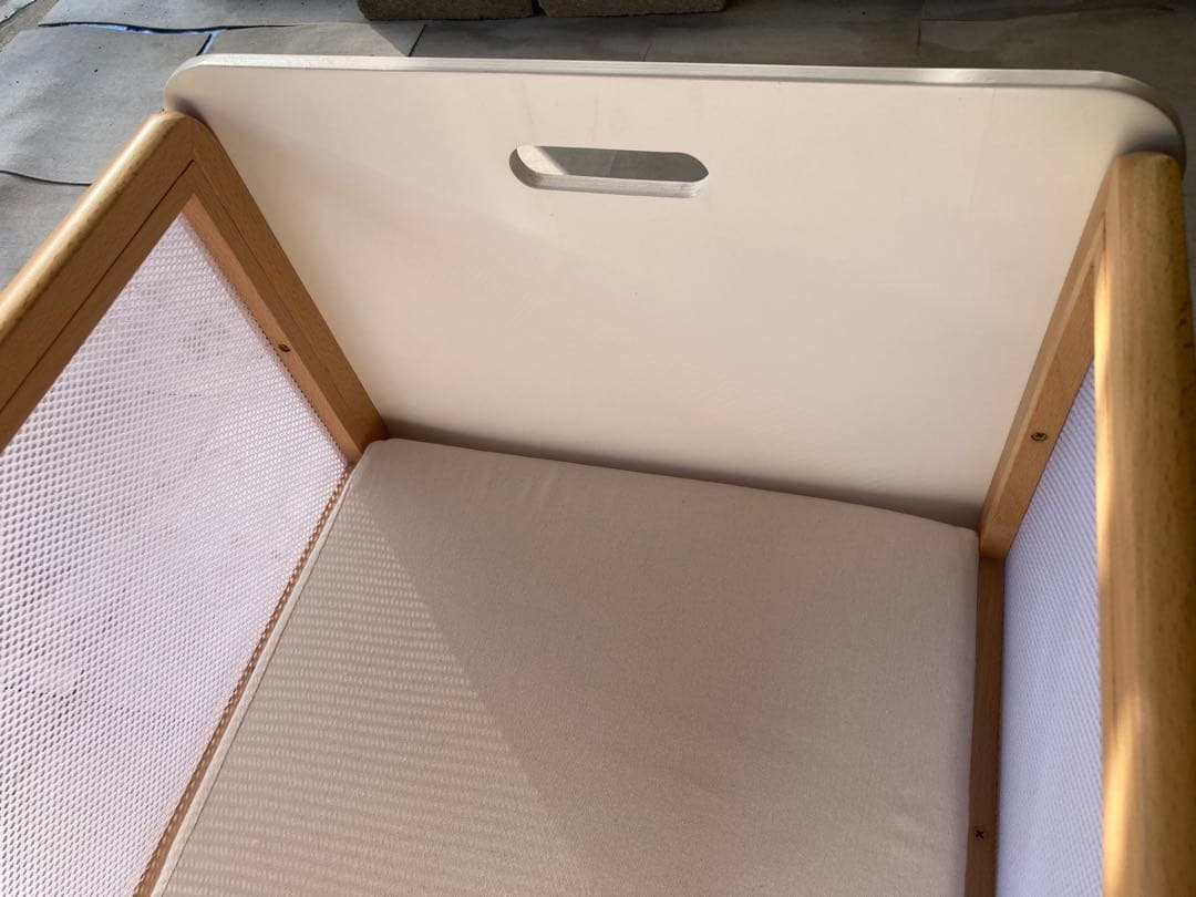 値下げ！リリワゴンⅡ 大和屋 ベビーベット ゆりかご 新生児 取説付 おしゃれ