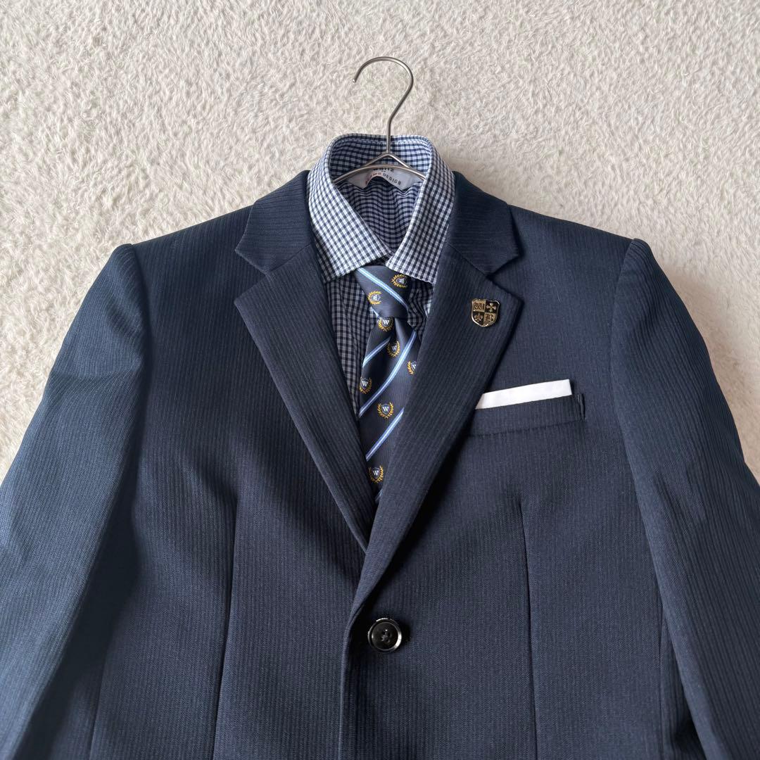 ワルツバイビームス スーツ 卒服 セットアップ 160cm ネイビー 未使用級