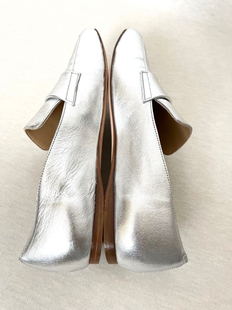 ファビオルスコー二 レザーフラットシューズ ローファー 36