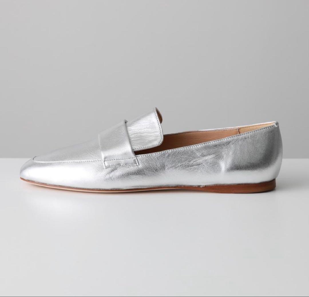 ファビオルスコー二 レザーフラットシューズ ローファー 36