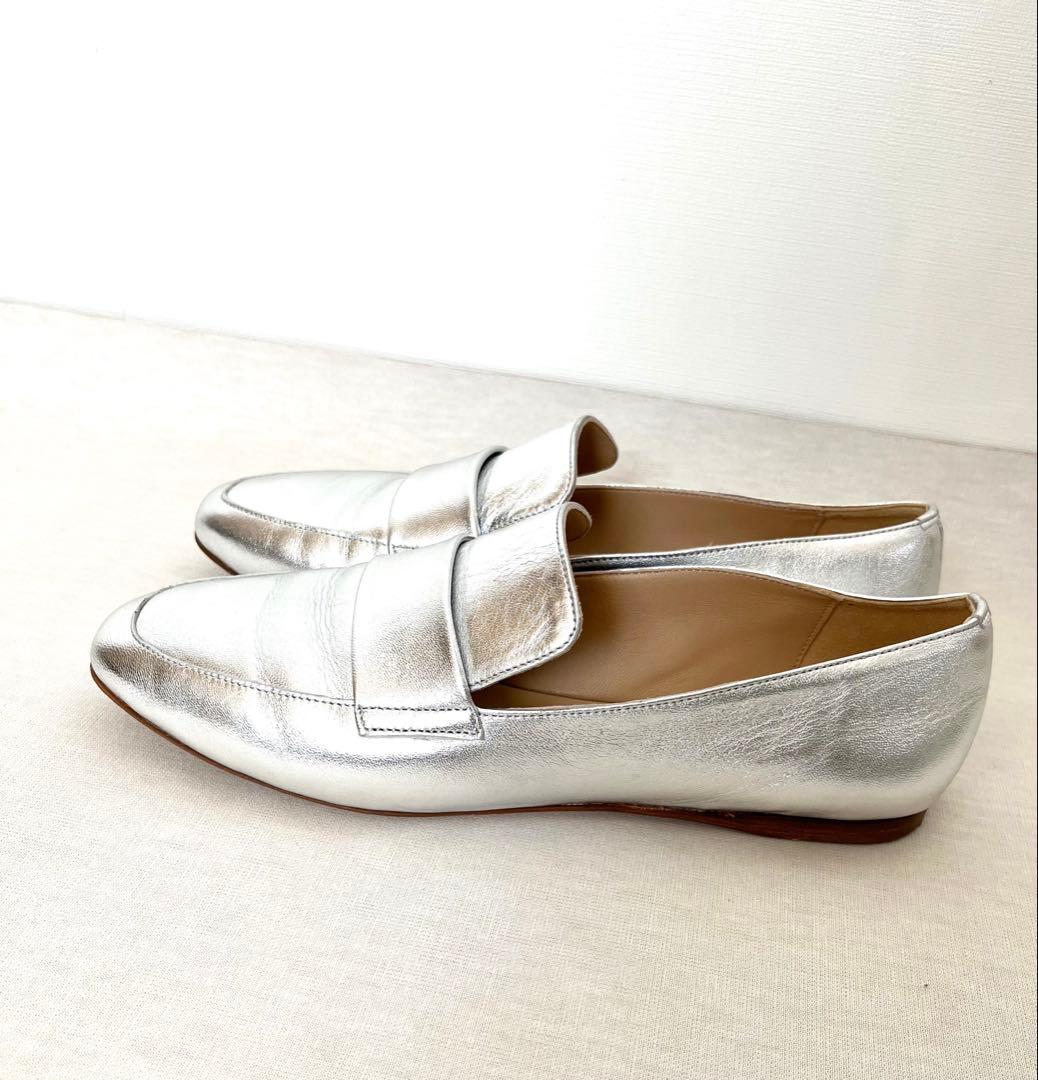 ファビオルスコー二 レザーフラットシューズ ローファー 36