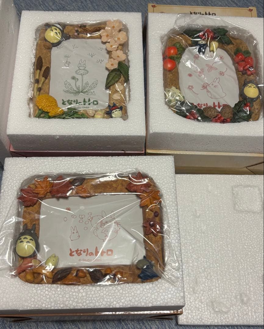 となりのトトロ　四季フォトフレーム　3種セット　廃盤品