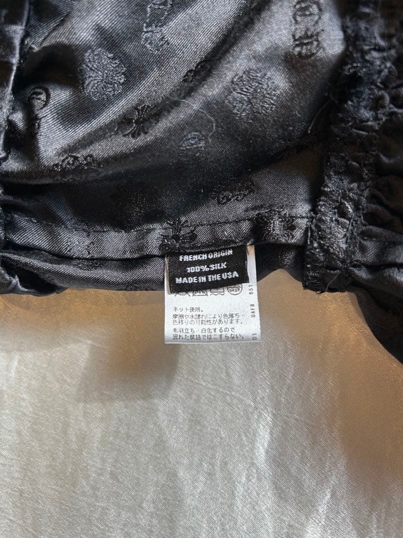 hipi様　ROMANTIC HEARTS 黒 フレアミニスカート　クロムハーツ