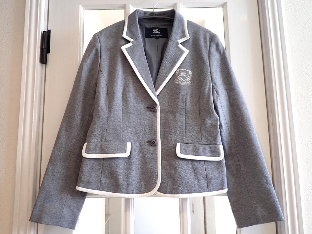 BURBERRY グレー テーラードジャケット 160A 卒園式・入学式☆美品☆
