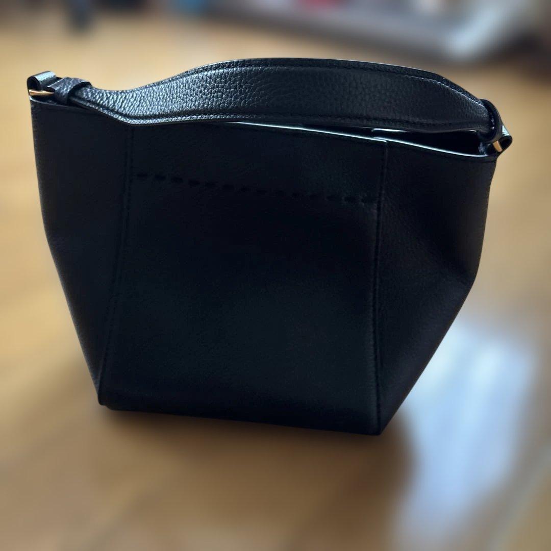 Tory Burch 黒 レザー ショルダーバッグ