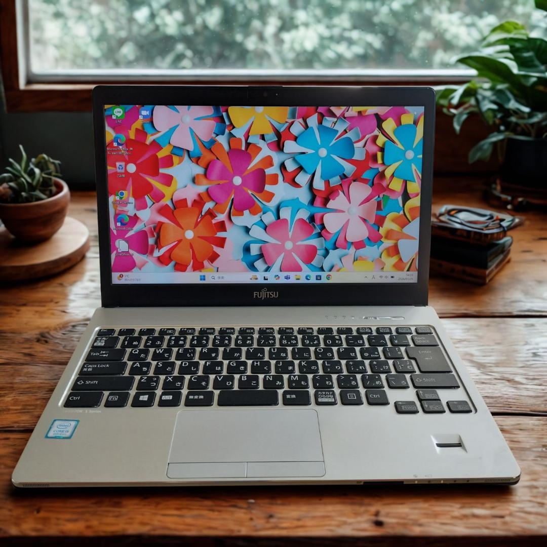 富士通 Core i5 第8世代 8GB Win11Pro カメラ内蔵 搭載