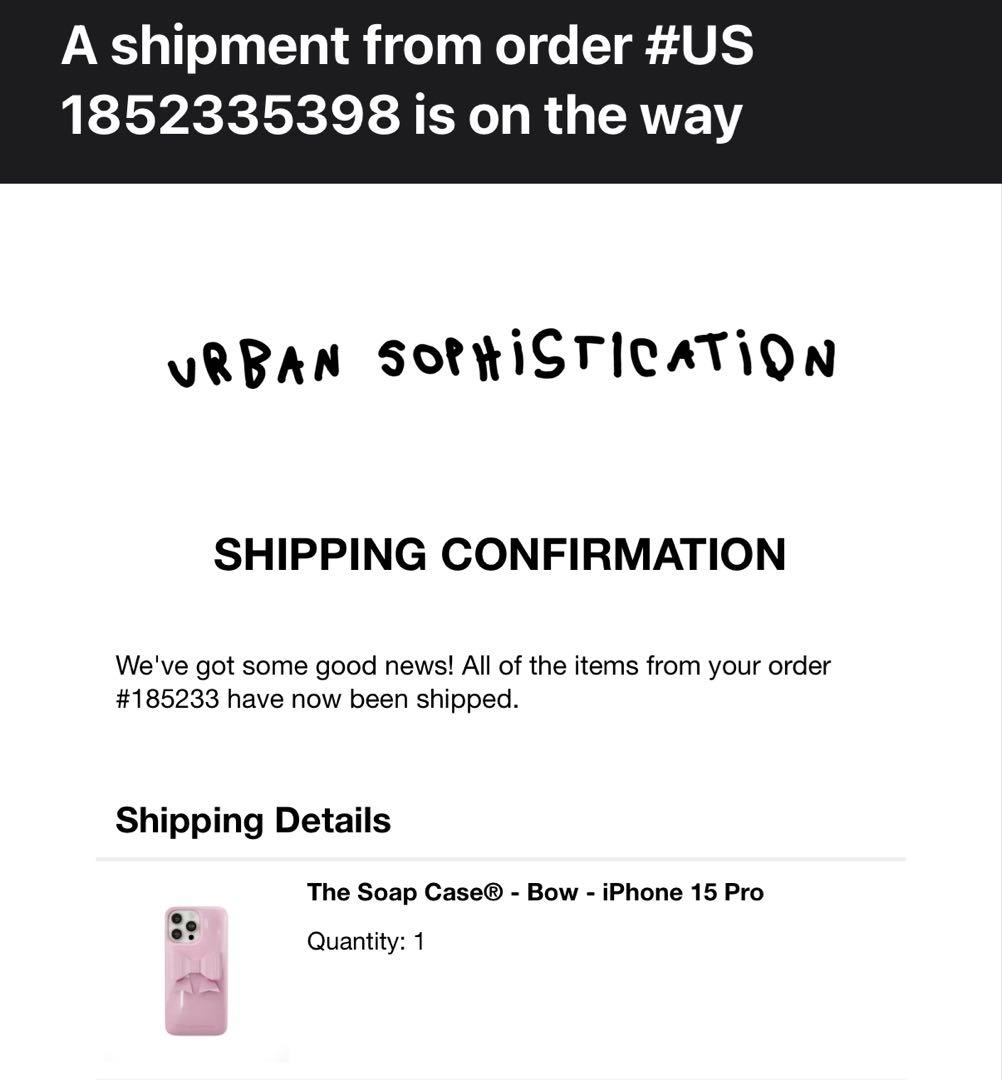 Urban Sophistication BOWリボン iPhone15Pro