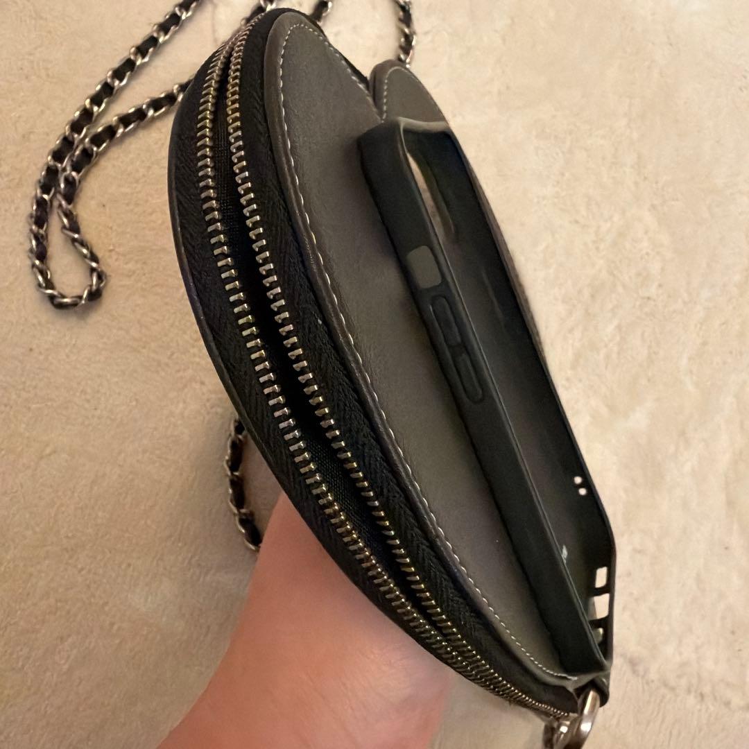 iPhoneアクセサリー ajew dress HEART case shoulder(iPhone13)