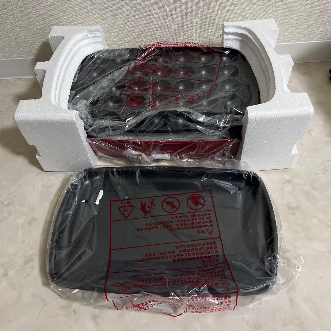 BRUNO ホットプレート　グランデサイズ　（赤色）