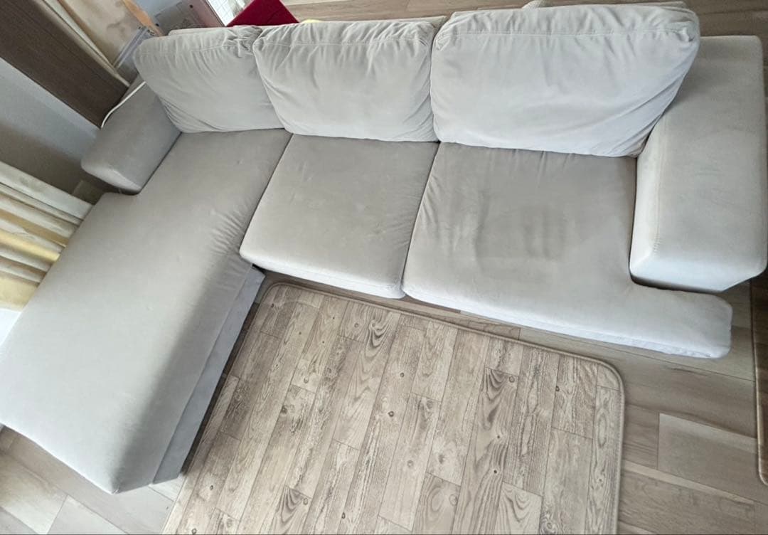 【LOWYA】３人掛けソファ