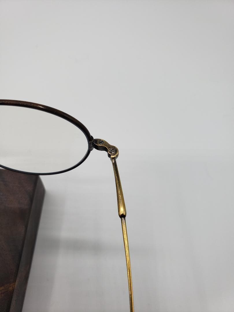 カメマンネン ボストン べっ甲柄 チタン製 眼鏡 KameManNen