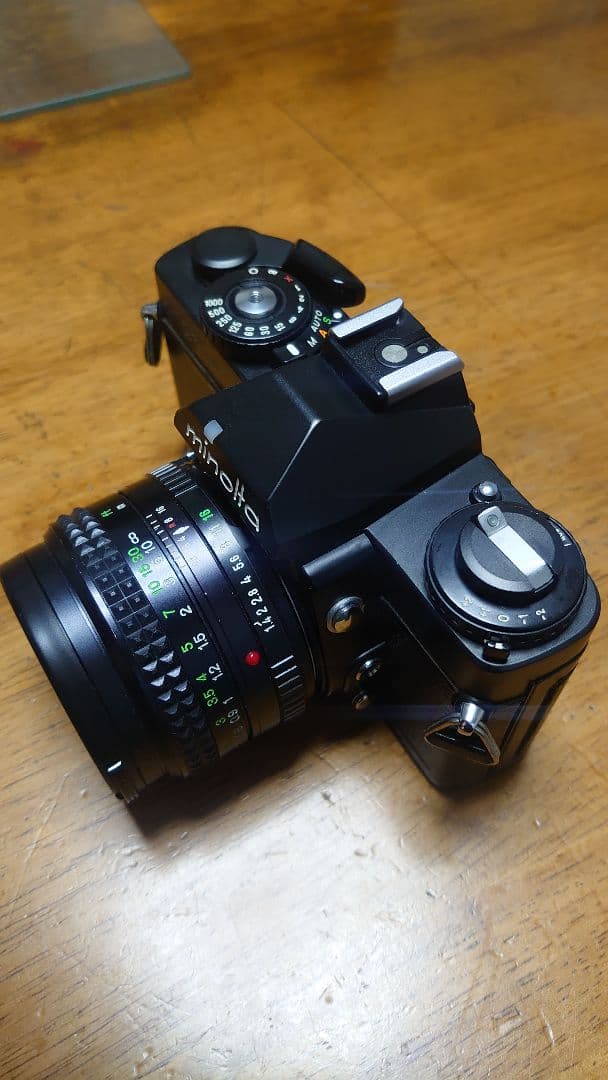 ミノルタ XD Black body MD Rokkor 50mm F1.4