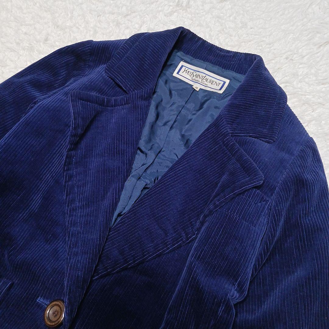 ✨美品✨イヴサンローラン　ヴィンテージ　80' コーディロイジャケット　9
