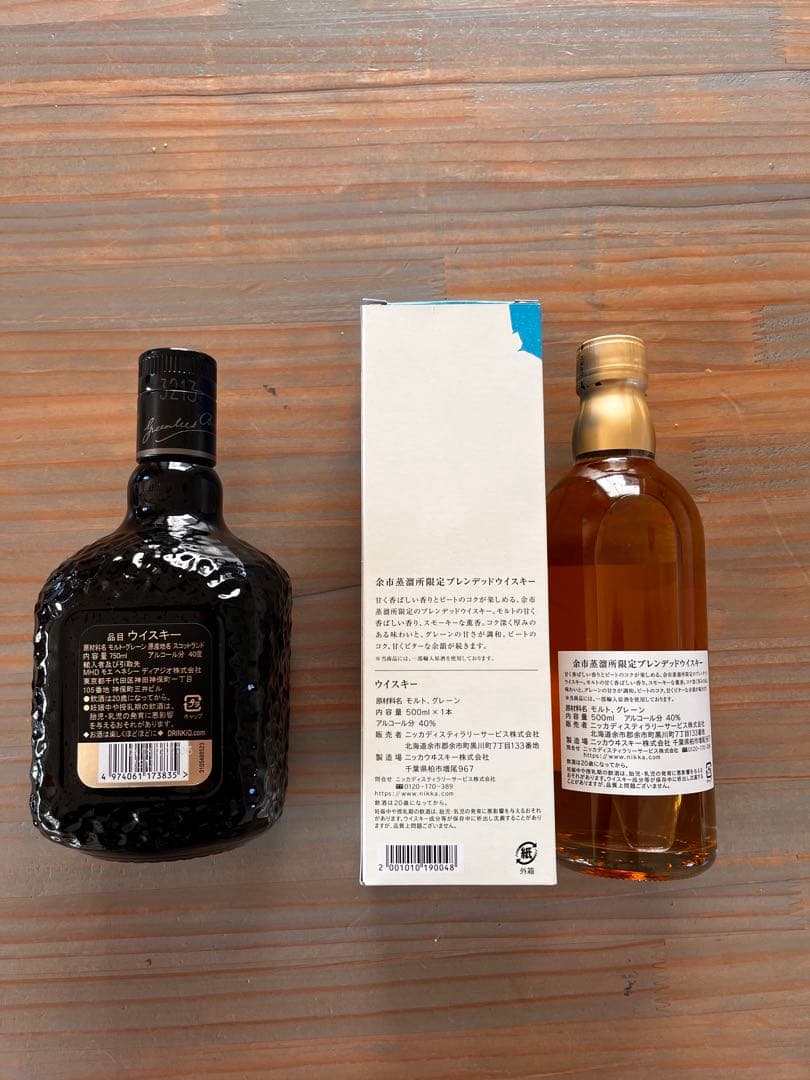 未開封ウイスキー　Old Parr オールドパー18年　余市蒸溜所限定セット