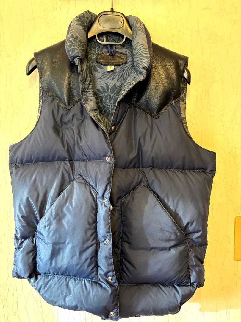 Rocky Mountain Featherbed ダウンベスト ネイビー38