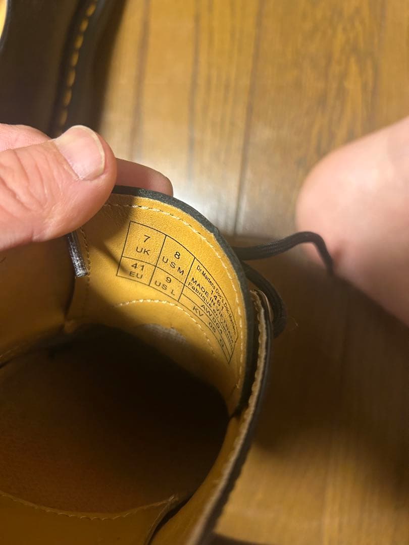 ドクターマーチン　3ホール