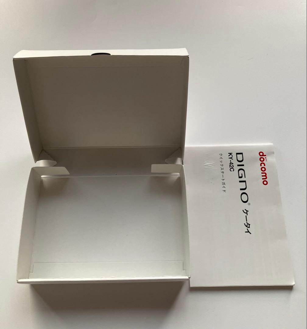 docomo DIGNO KY-42C ホワイト 利用制限○