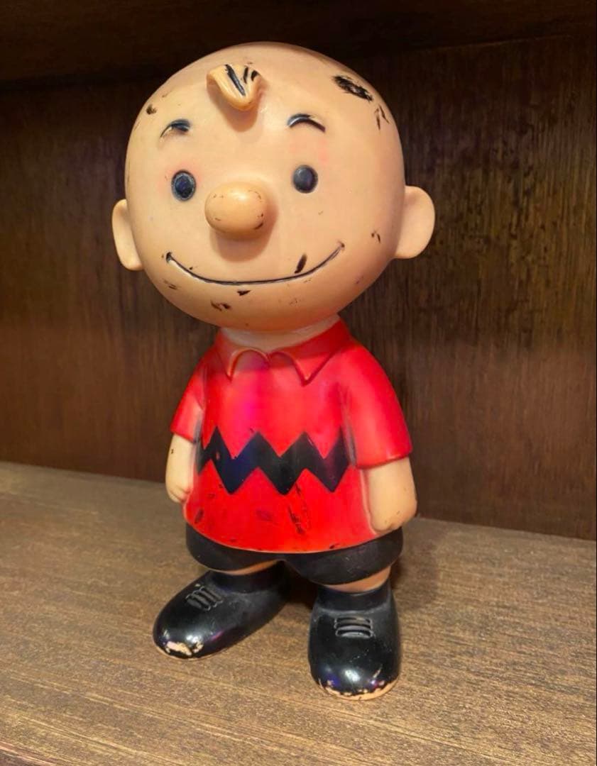 1958年ビンテージ✨ハンガーフォード　チャーリーブラウン　ピーナッツ　ソフビ