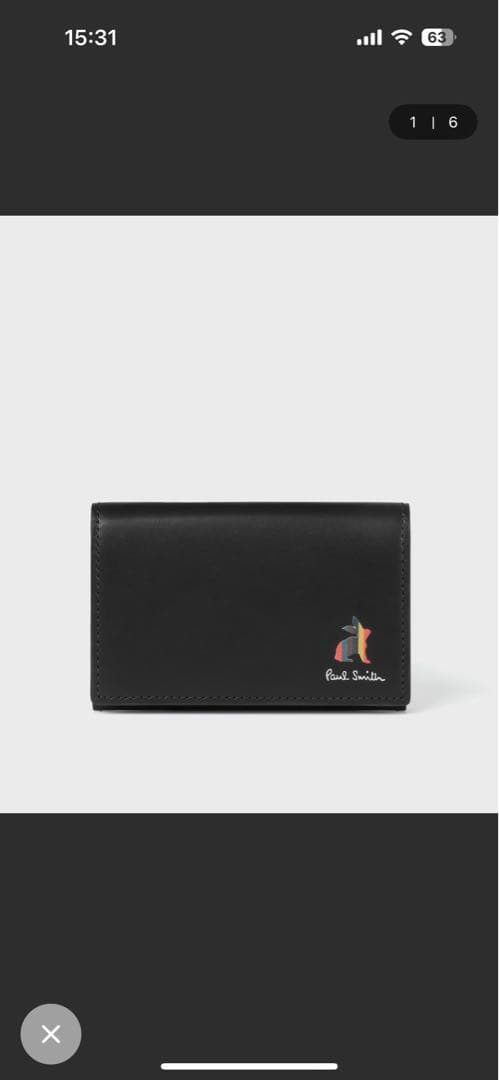 ポールスミス 名刺入れ
