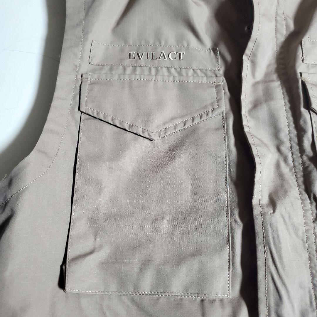 EVILACT イーブルアクト　M65　ベスト　ミリタリー　ストリート　ベージュ