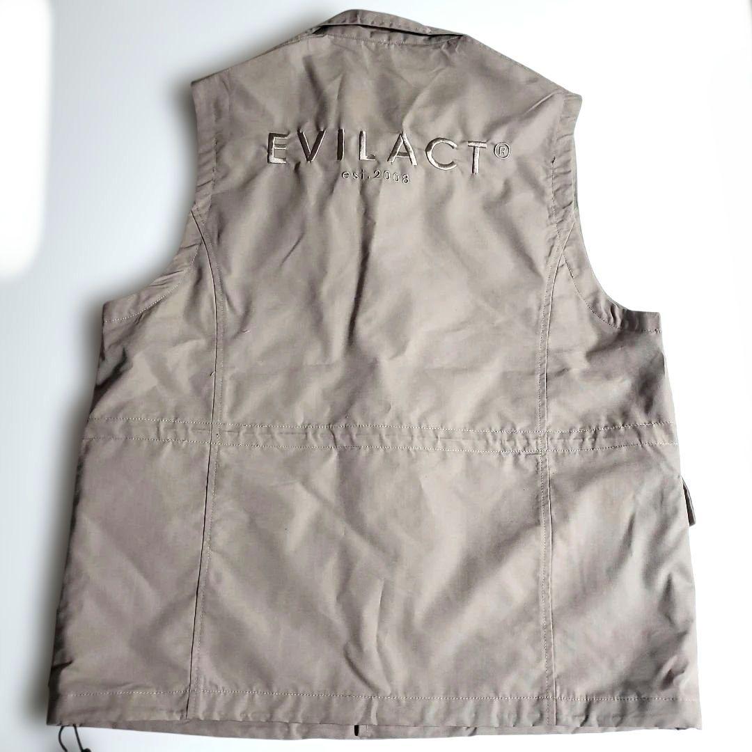 EVILACT イーブルアクト　M65　ベスト　ミリタリー　ストリート　ベージュ