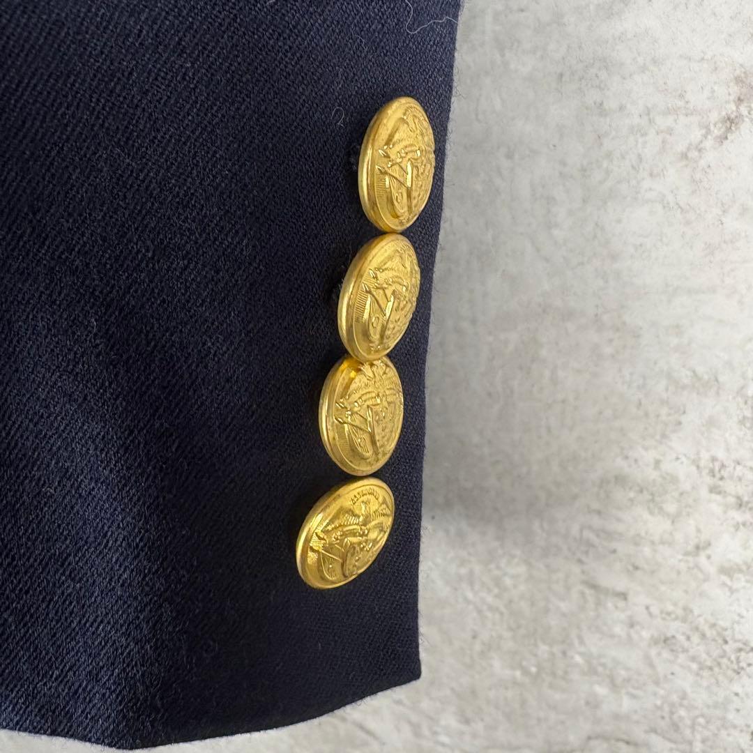 美品　ラルフローレン　紺ブレ　ジャケット　金ボタン　11号　インパクト21