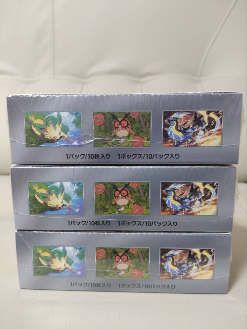 ポケモンカード　テラスタルフェスex 3box シュリンク付き