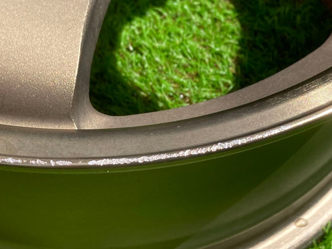 AZ-1のフロントで使用 RAYS TE37 14インチ6J114.3ホイール