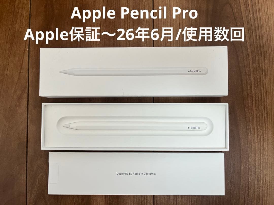 【Apple保証26年6月迄有•極美品】Apple Pencil Pro
