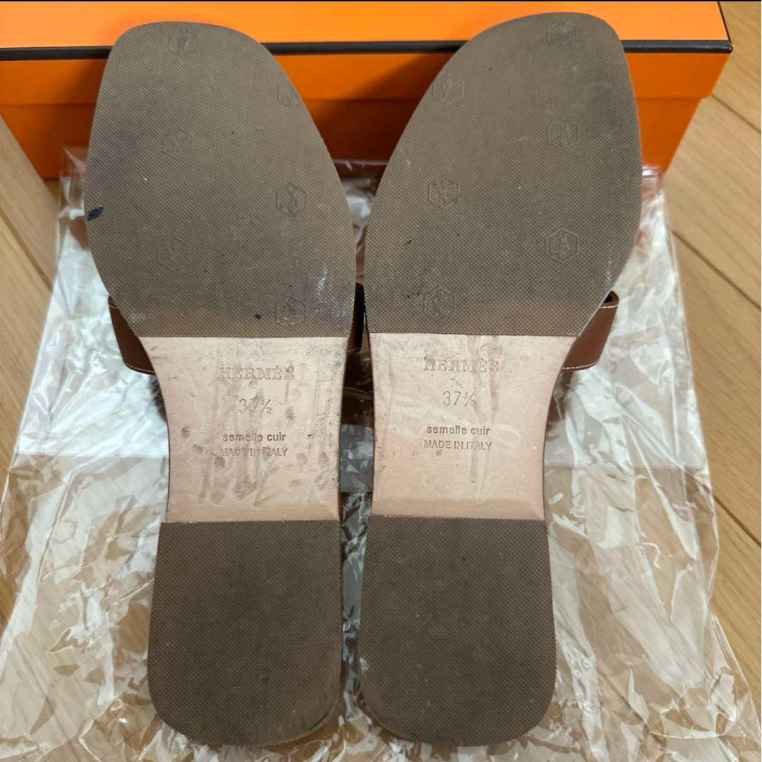 美品　HERMES オラン　37.5(24〜24.5)