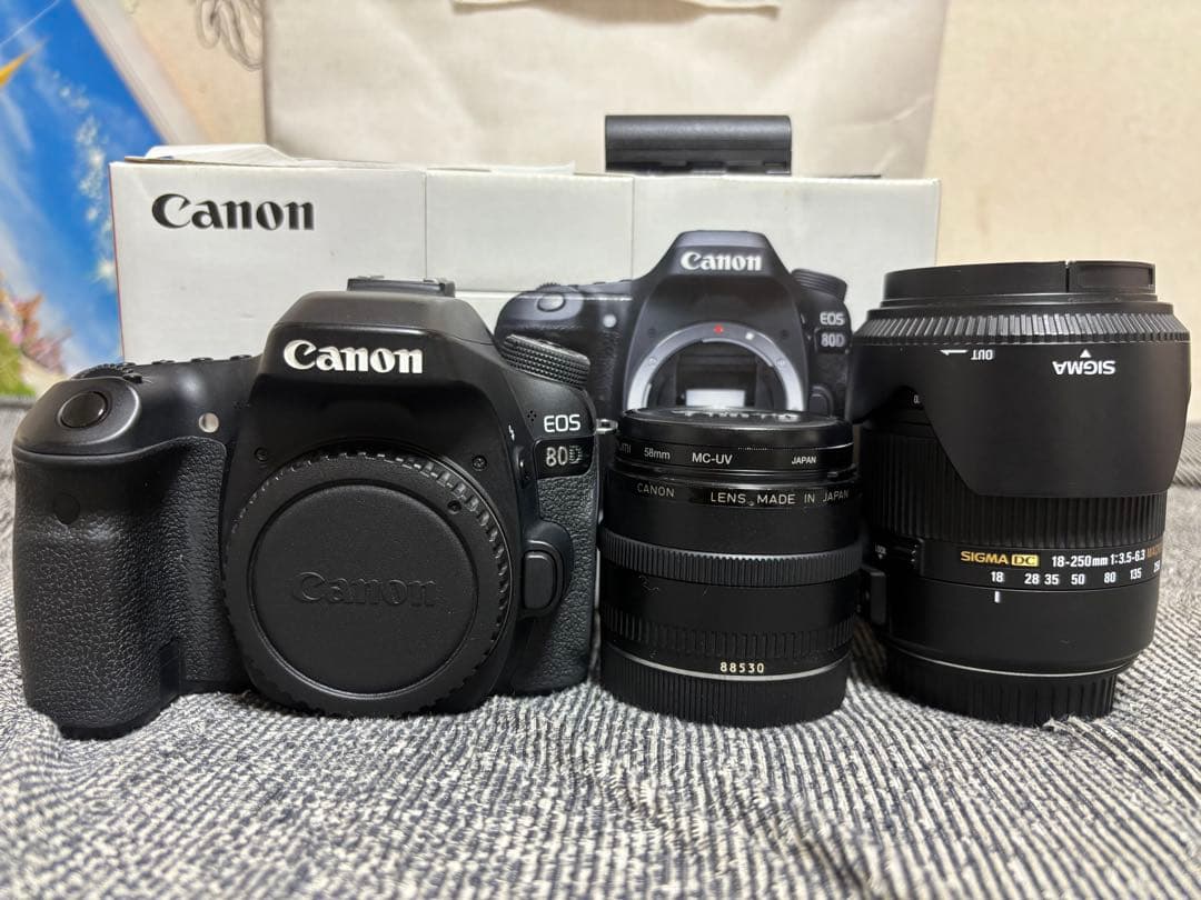最終値下げ Canon EOS 80D レンズ2本
