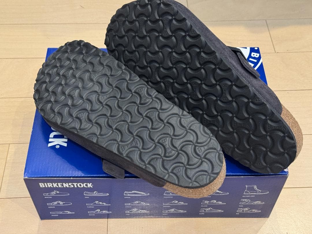 BIRKENSTOCK Boston Velvet Grey 24AW UR別注