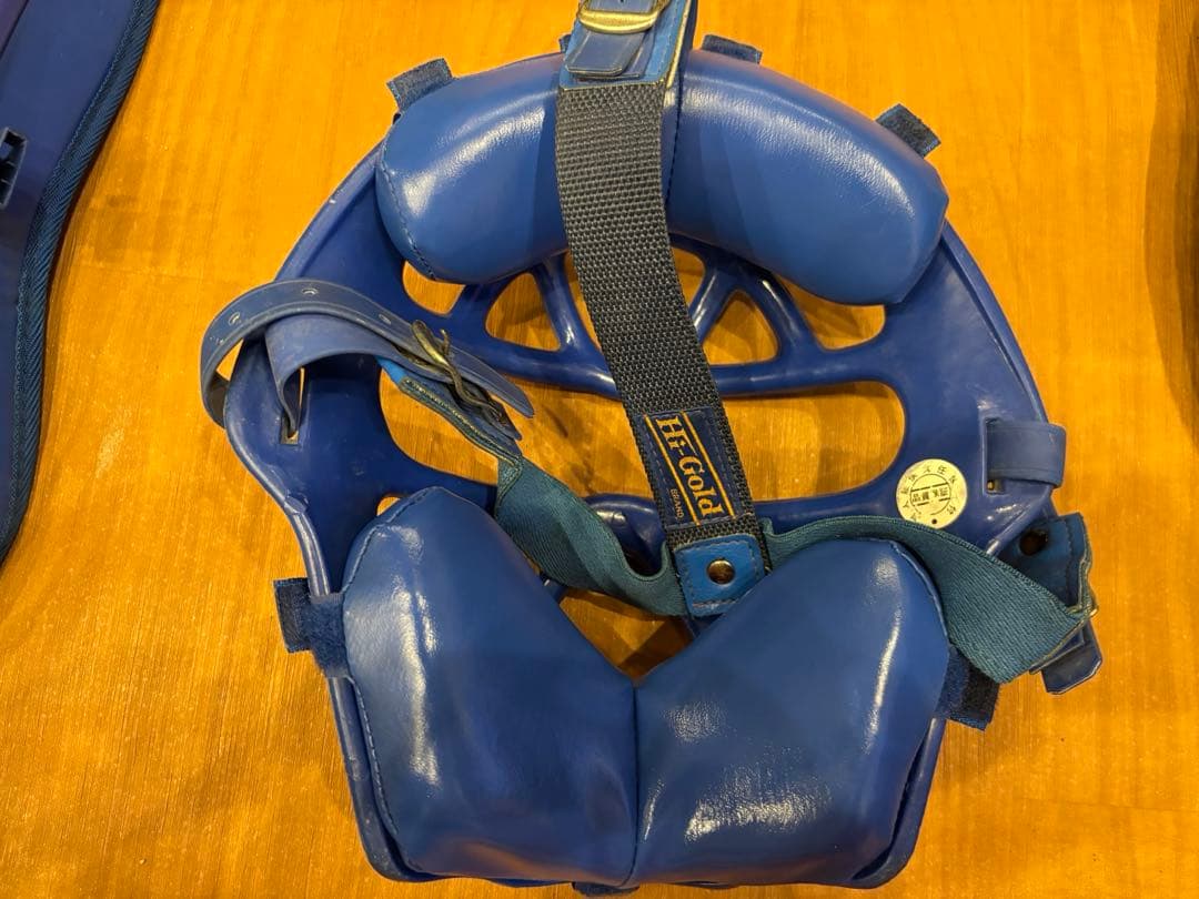 キャッチャー防具セット 青