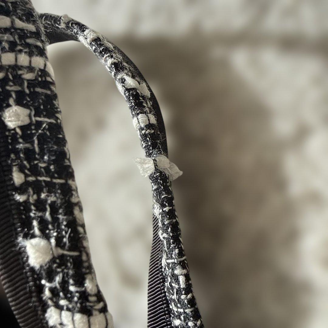 B I B I soeurs ビビスール　tweed White ribbon