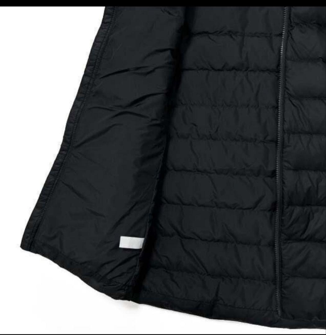 ノースフェイス ダウンベスト US限定 ロゴ刺繍(XXL)黒 190122