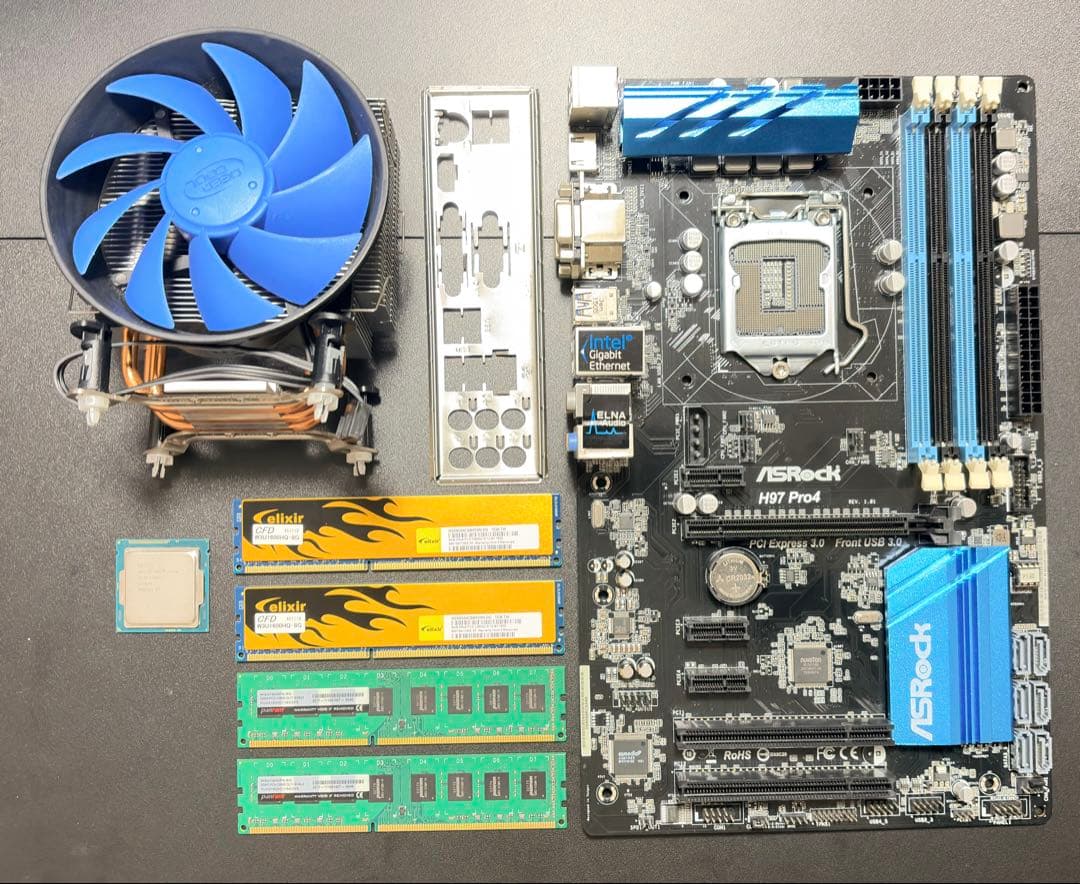 CPU Intel i7 4790/ASRock H97Pro4/DDR3 32GB